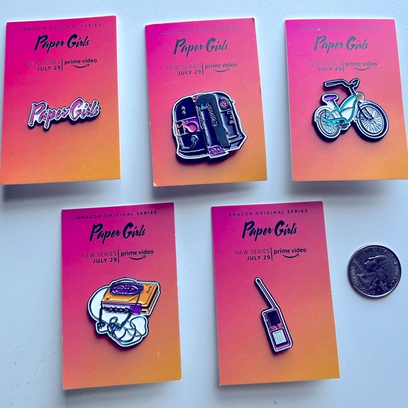 Paper Girls Pin Set - Picture 1 of 1